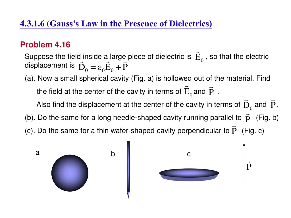 4 3 1 6 gauss s law in the presence of dielectrics