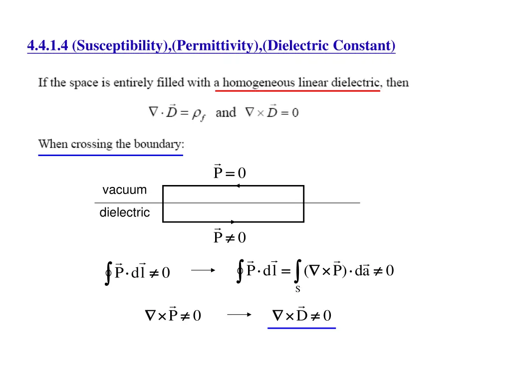 4 4 1 4 susceptibility permittivity dielectric