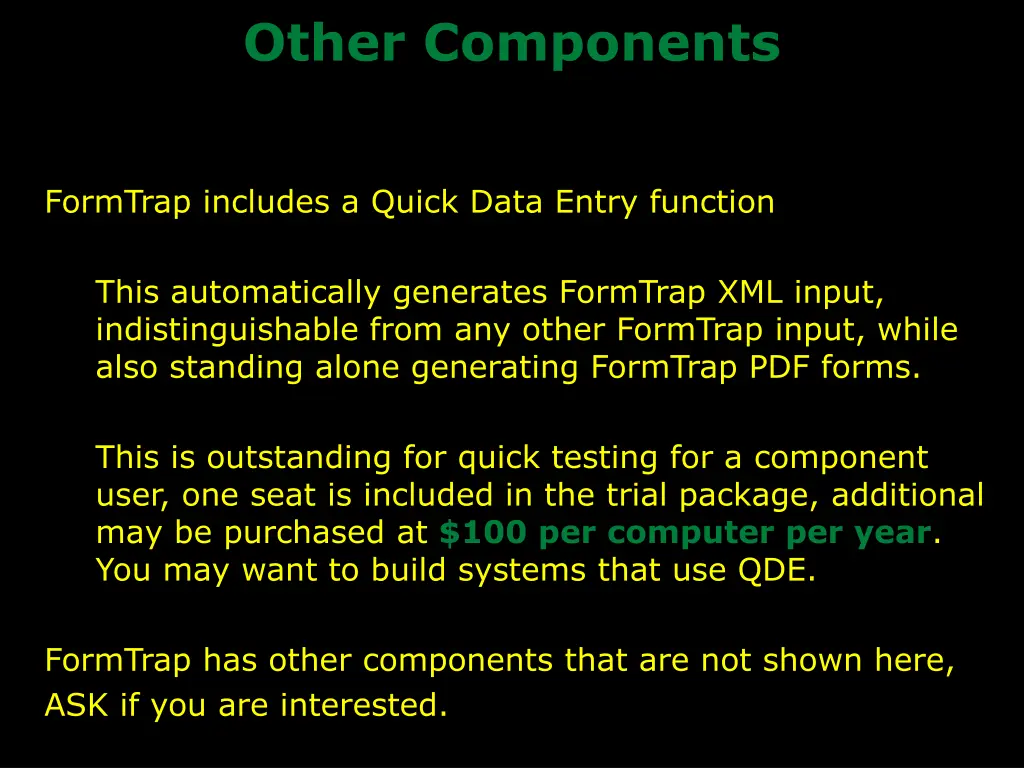 other components