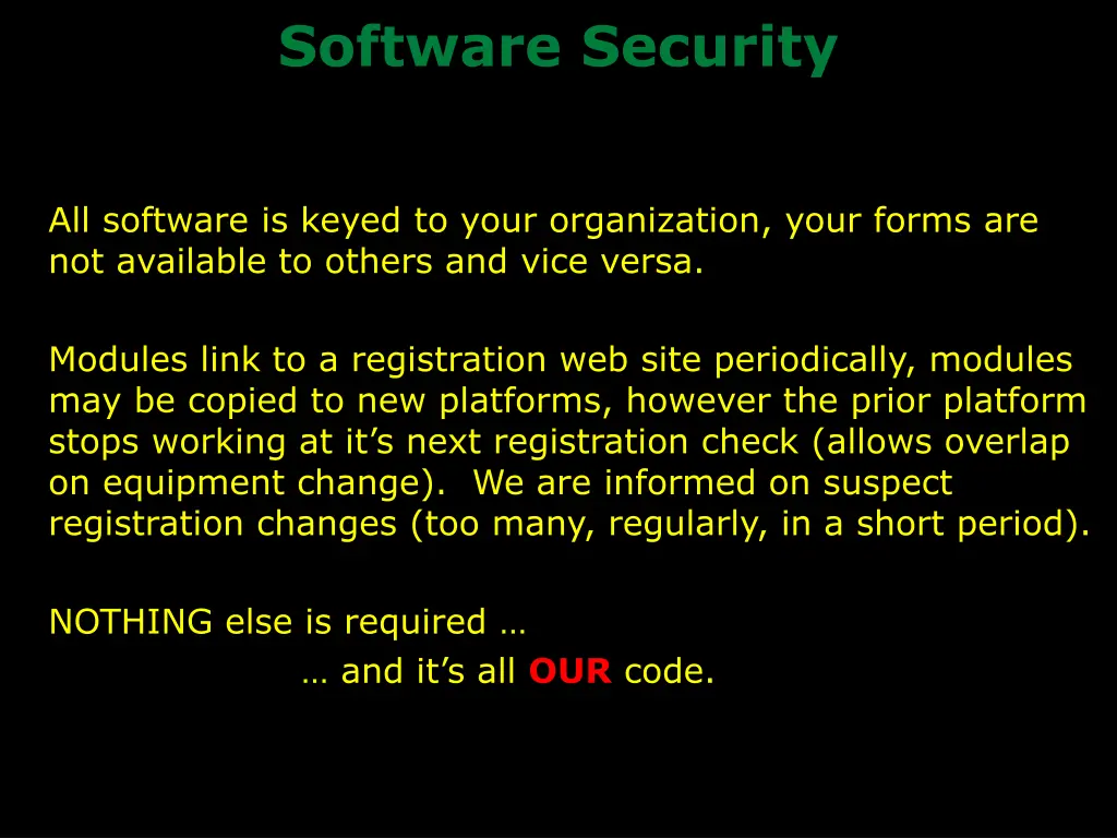 software security