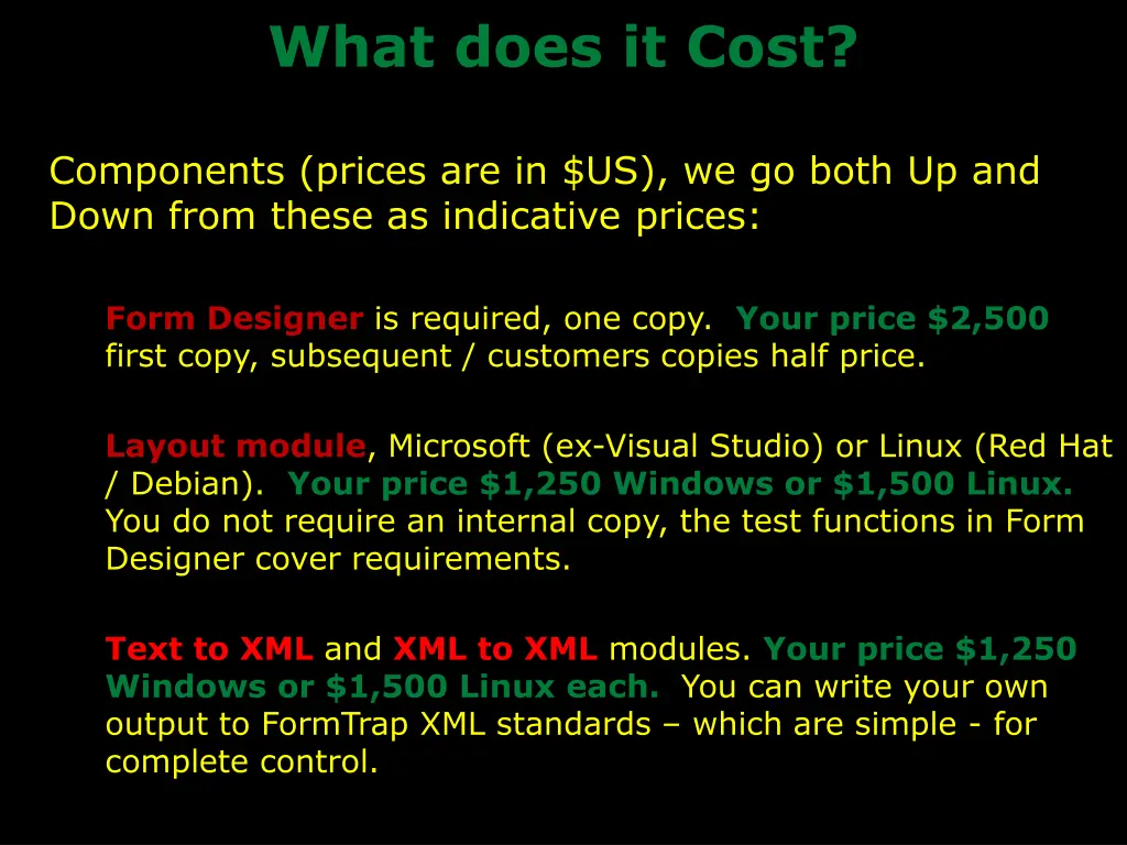 what does it cost
