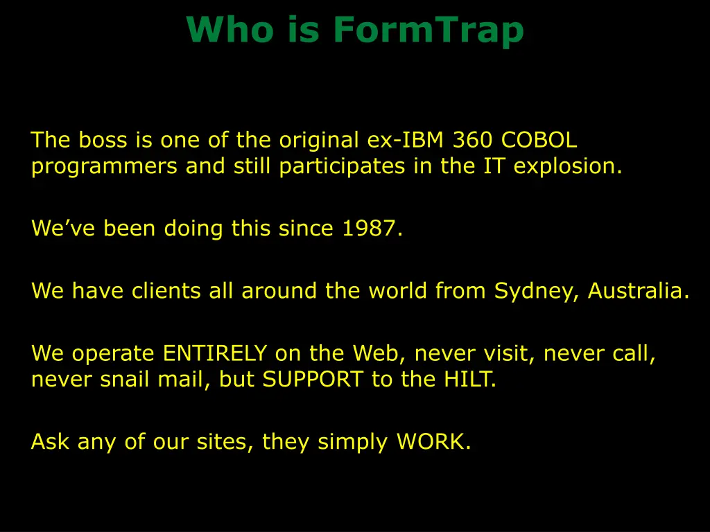 who is formtrap