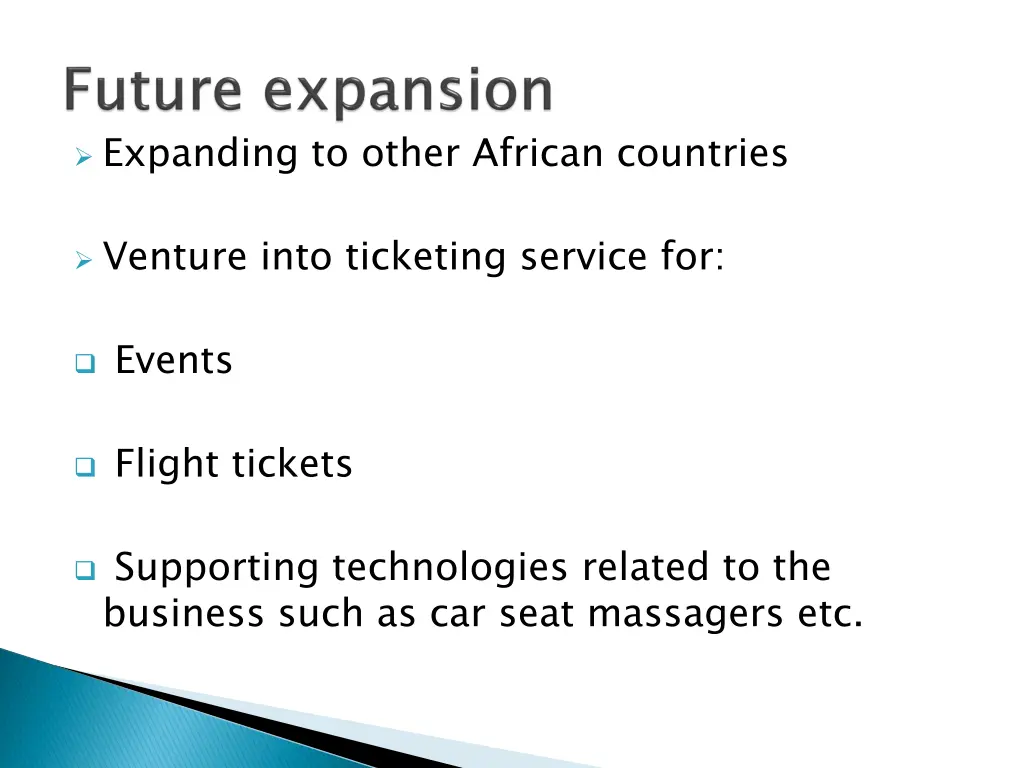 expanding to other african countries