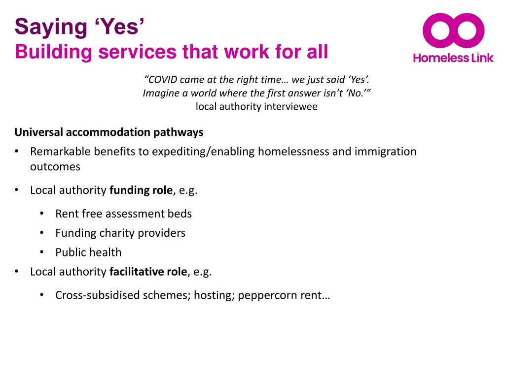 saying yes building services that work for all 1