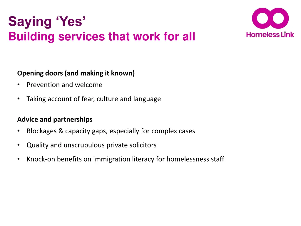 saying yes building services that work for all 2
