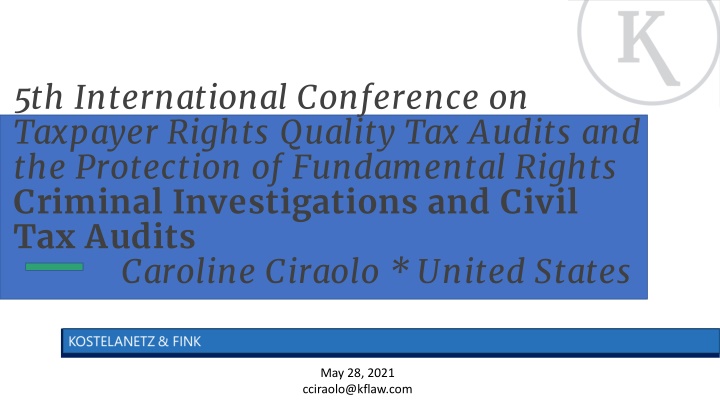 5th international conference on taxpayer rights