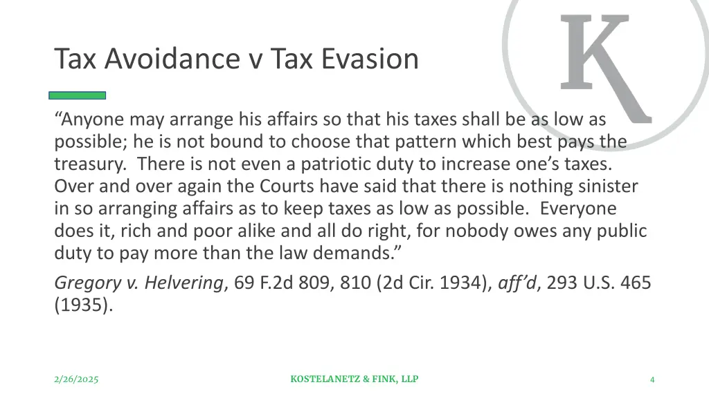 tax avoidance v tax evasion