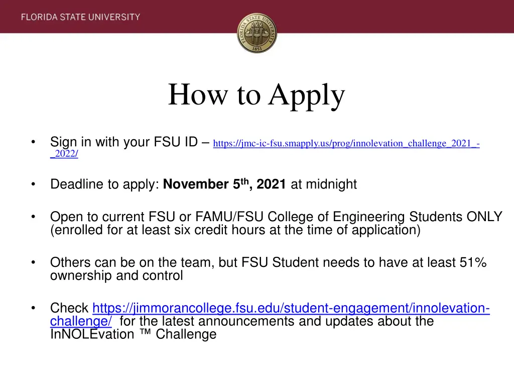 how to apply