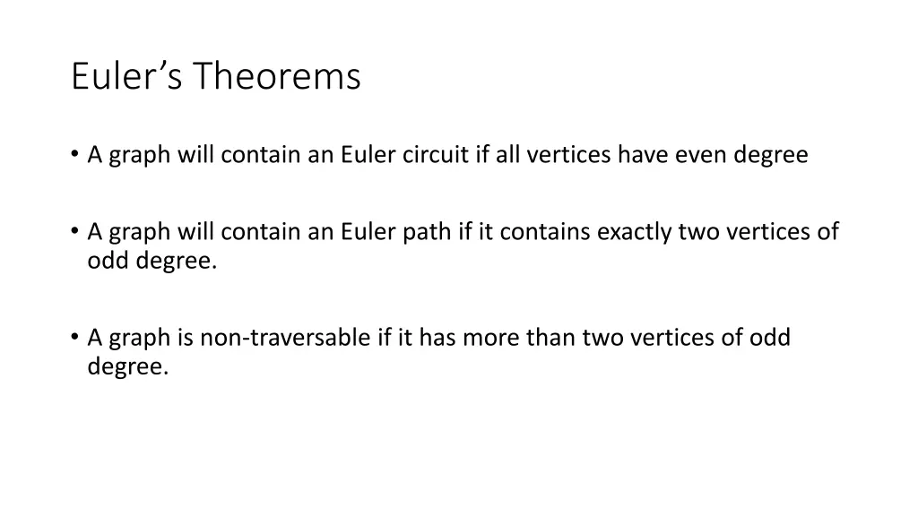 euler s theorems