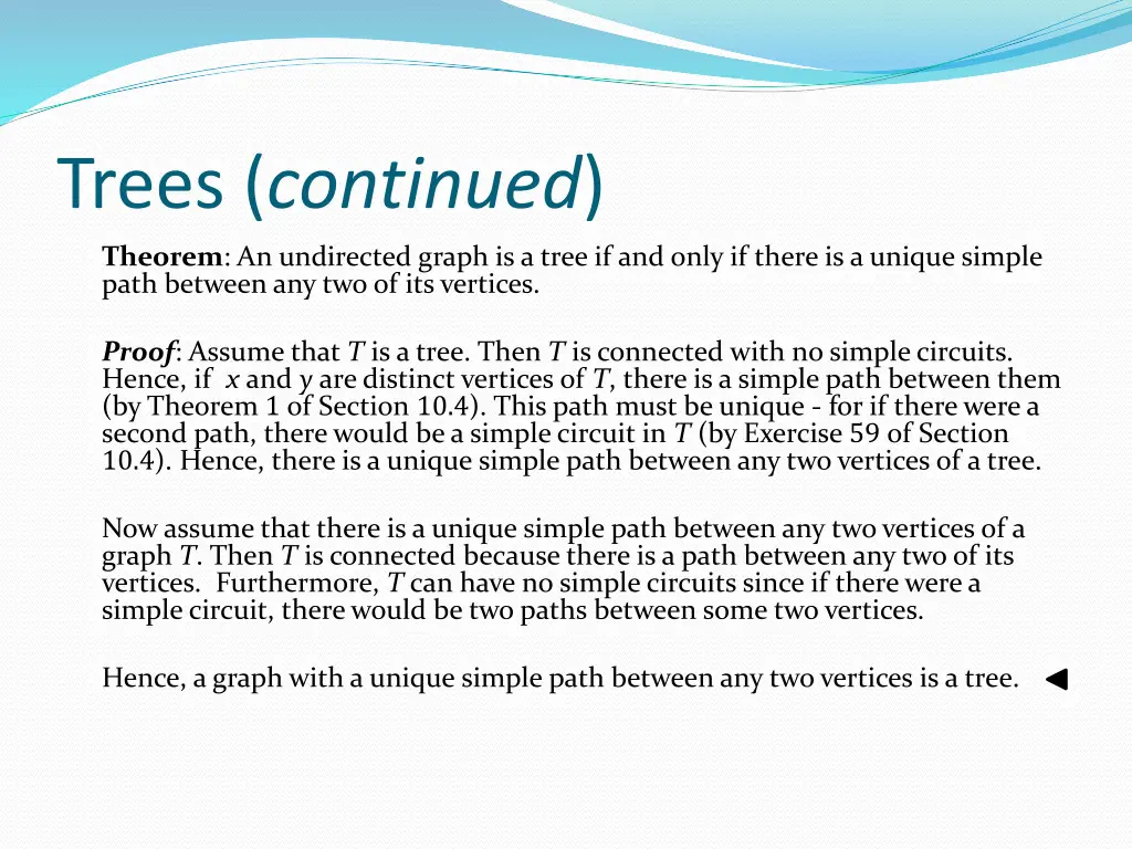 trees continued