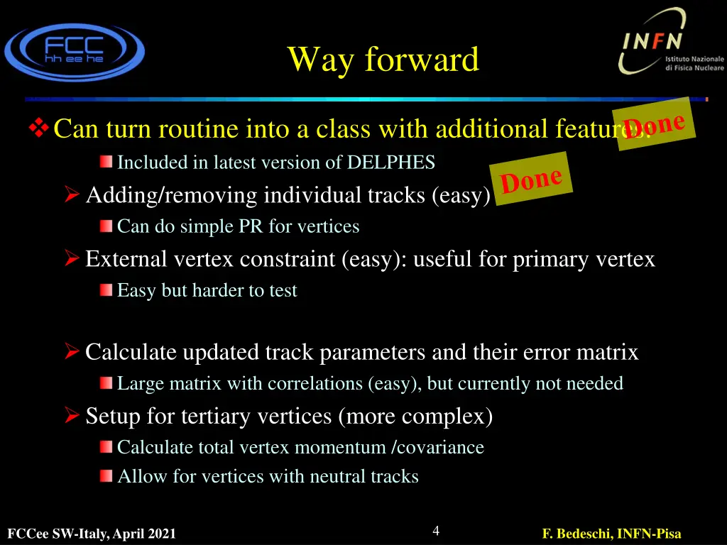 way forward