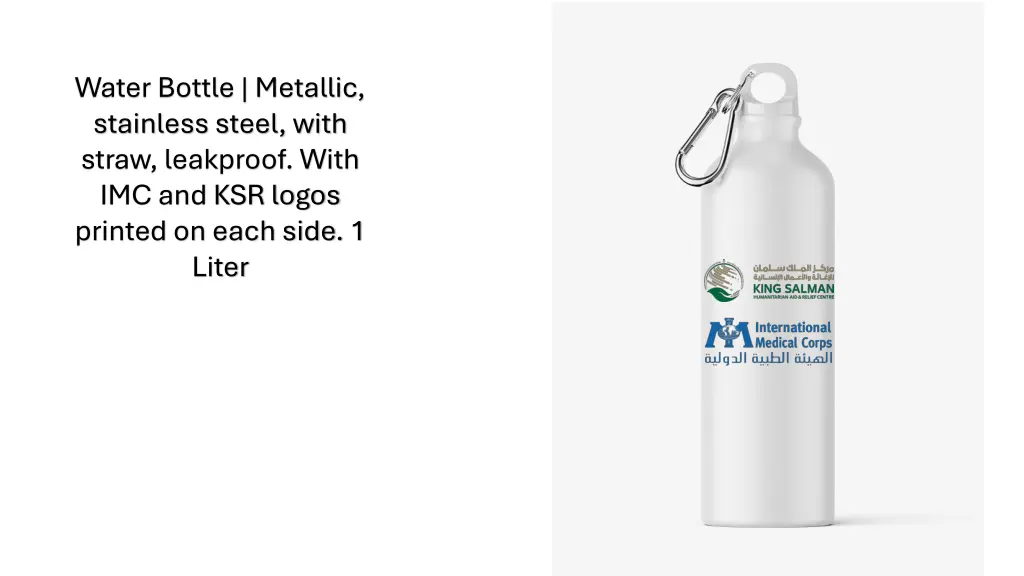 water bottle metallic stainless steel with straw