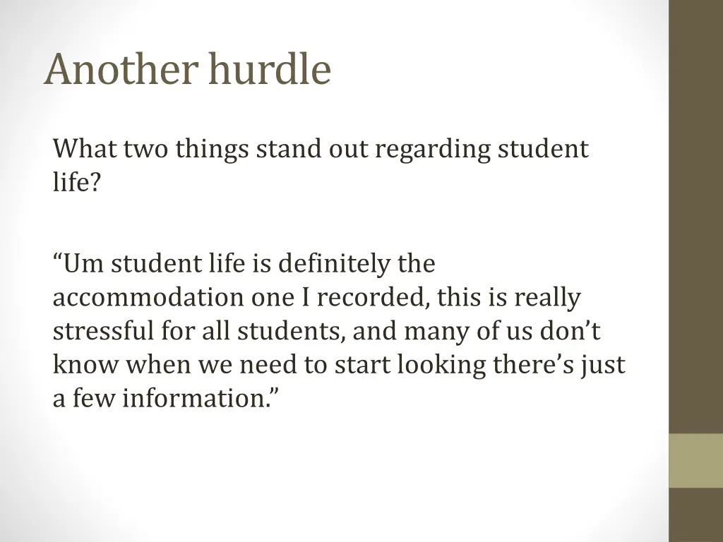 another hurdle