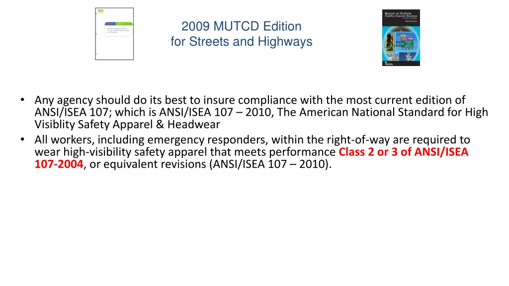 2009 mutcd edition for streets and highways