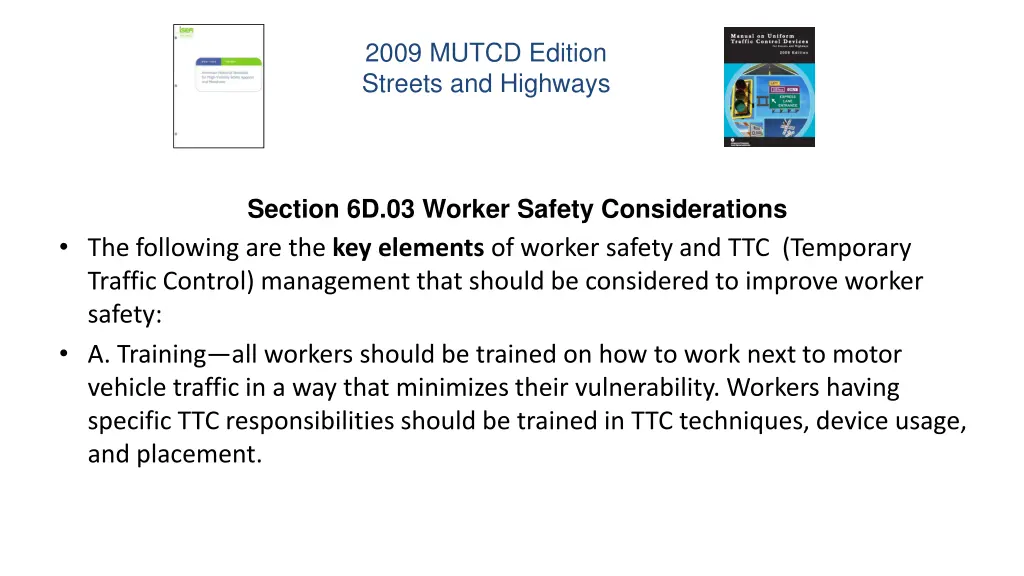 2009 mutcd edition streets and highways 2