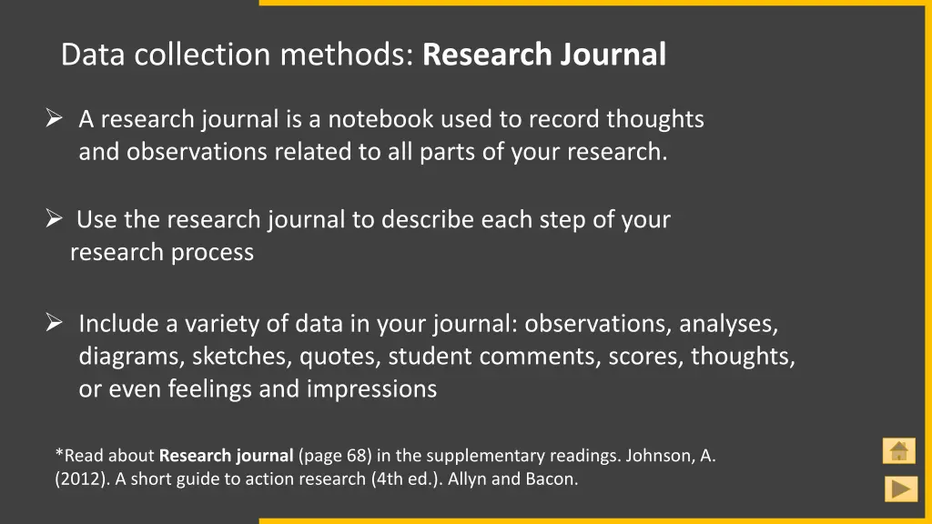 data collection methods research journal