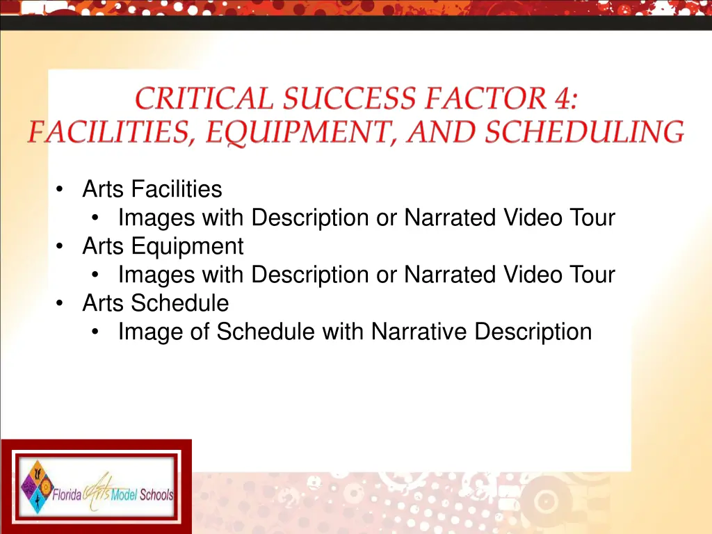arts facilities images with description