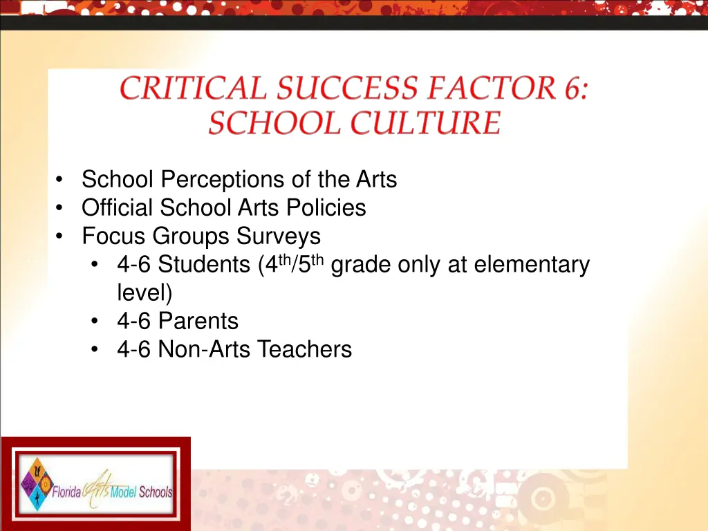 school perceptions of the arts official school