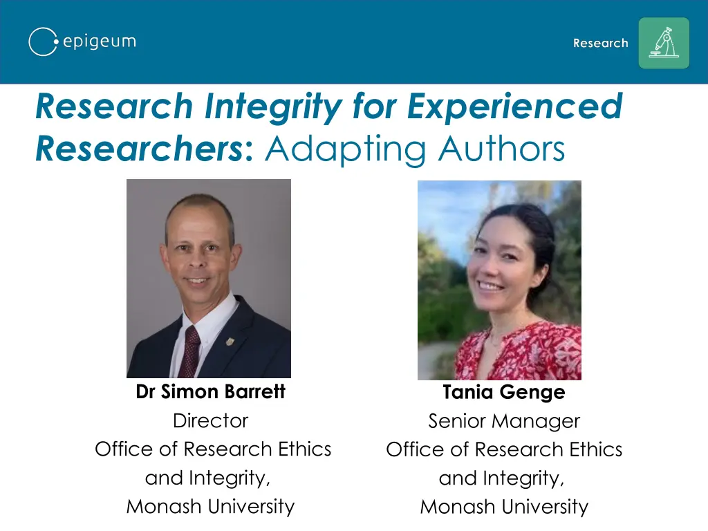 research integrity for experienced researchers 7
