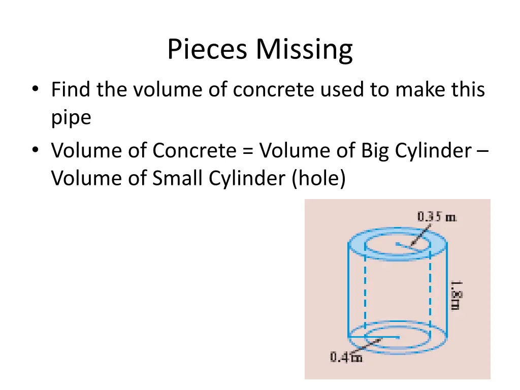 pieces missing