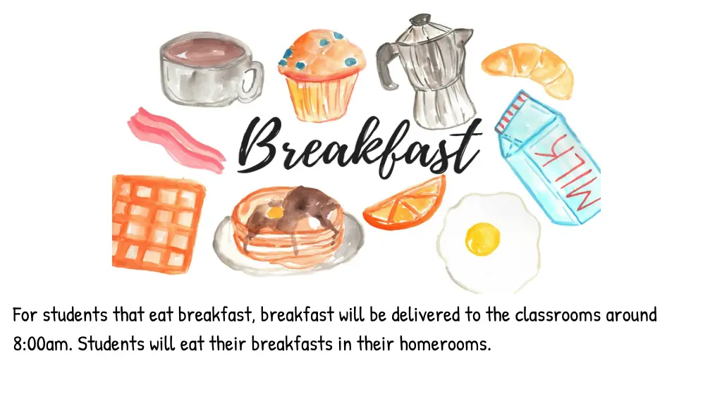 for students that eat breakfast breakfast will