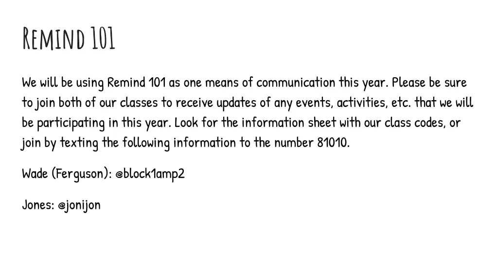 remind 101