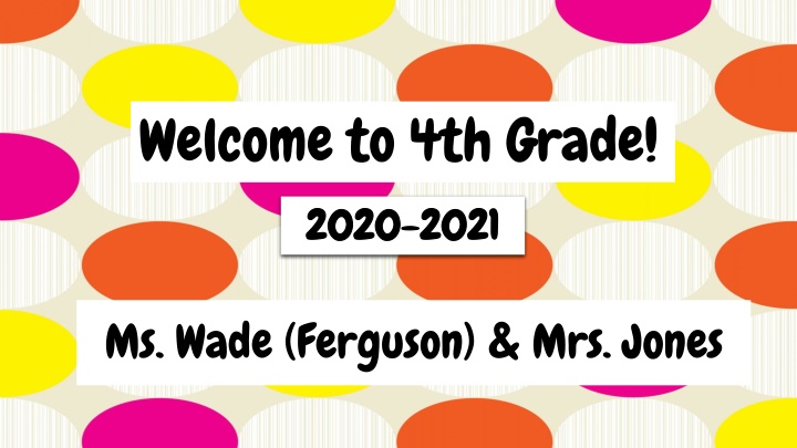 welcome to 4th grade