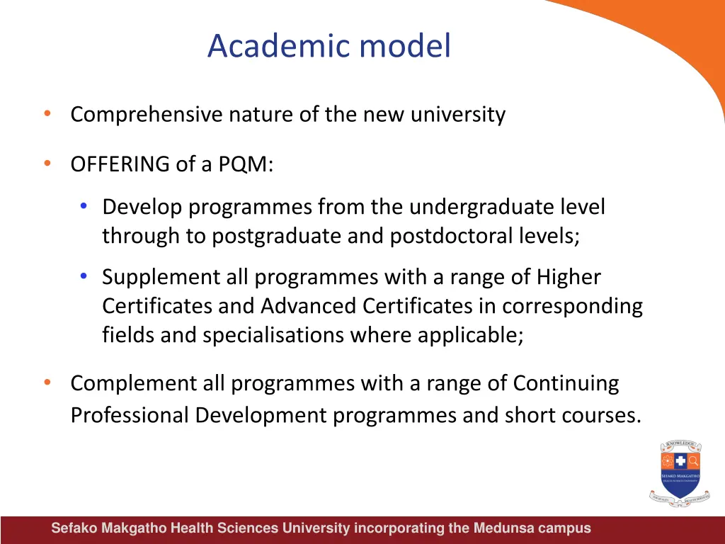 academic model