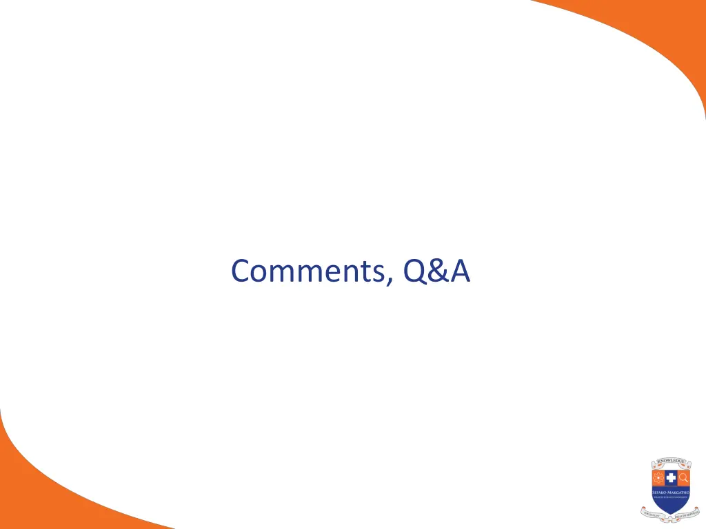 comments q a