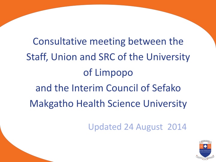 consultative meeting between the staff union