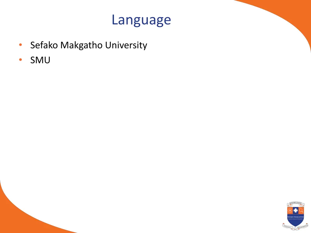 language