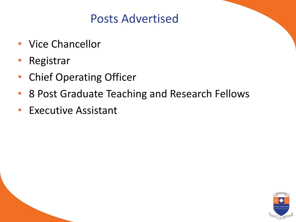posts advertised