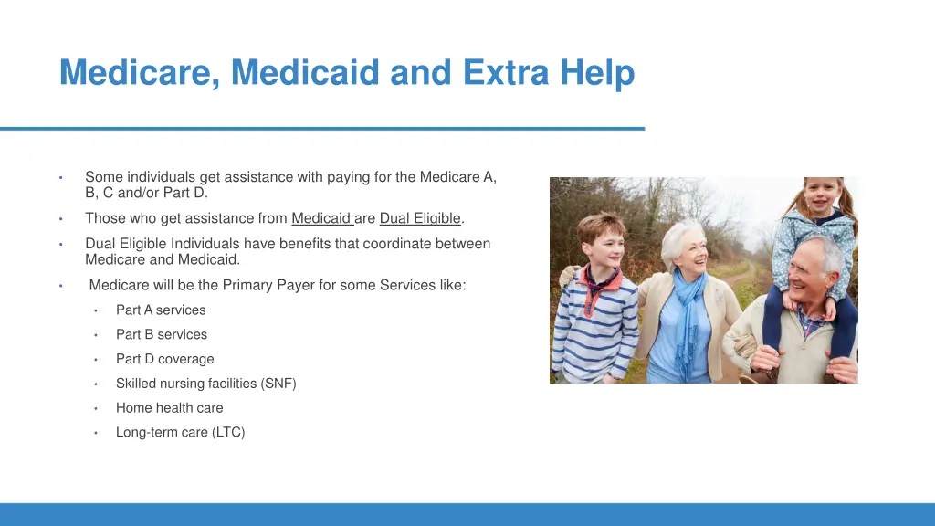 medicare medicaid and extra help