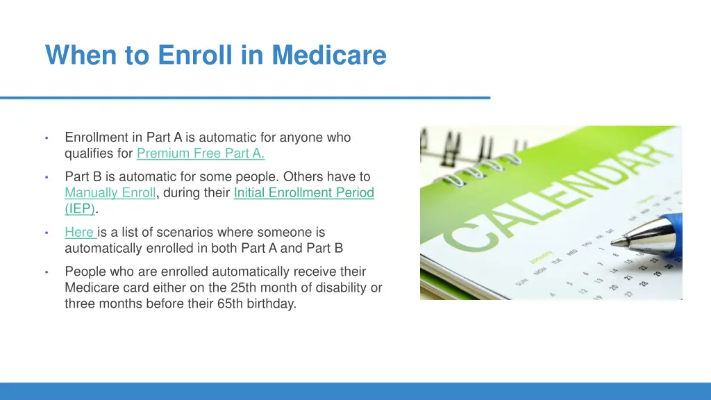 when to enroll in medicare