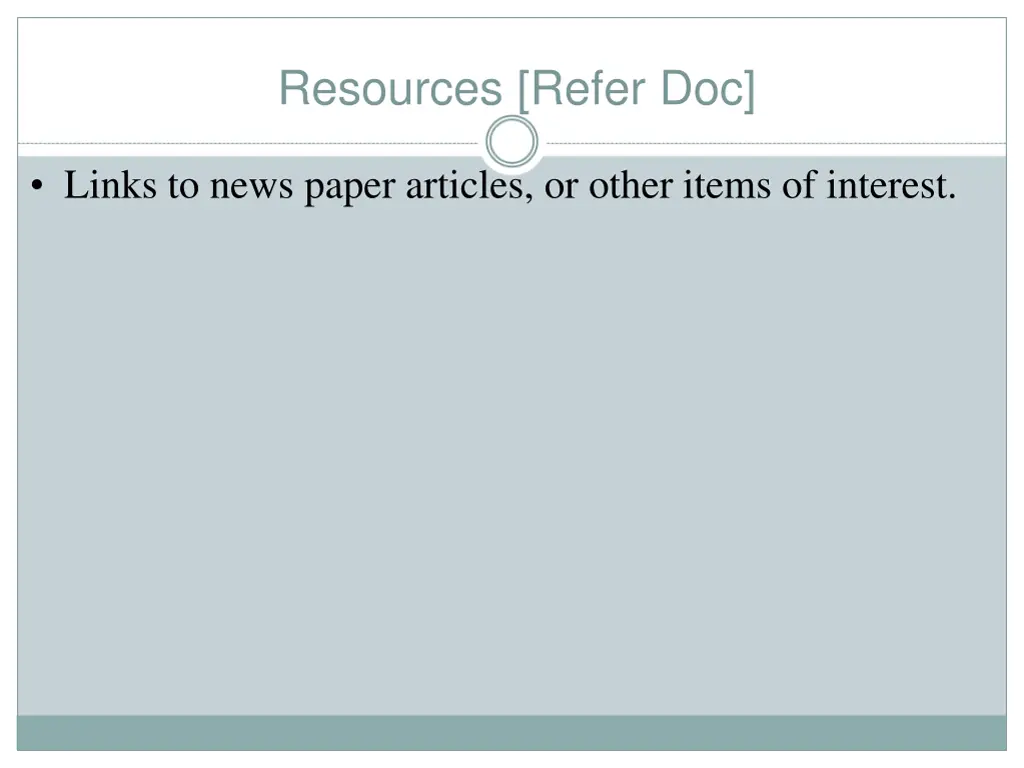 resources refer doc