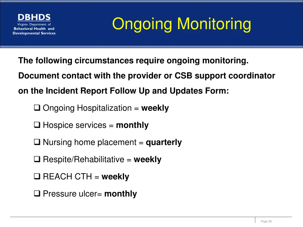 dbhds virginia department of behavioral health 12