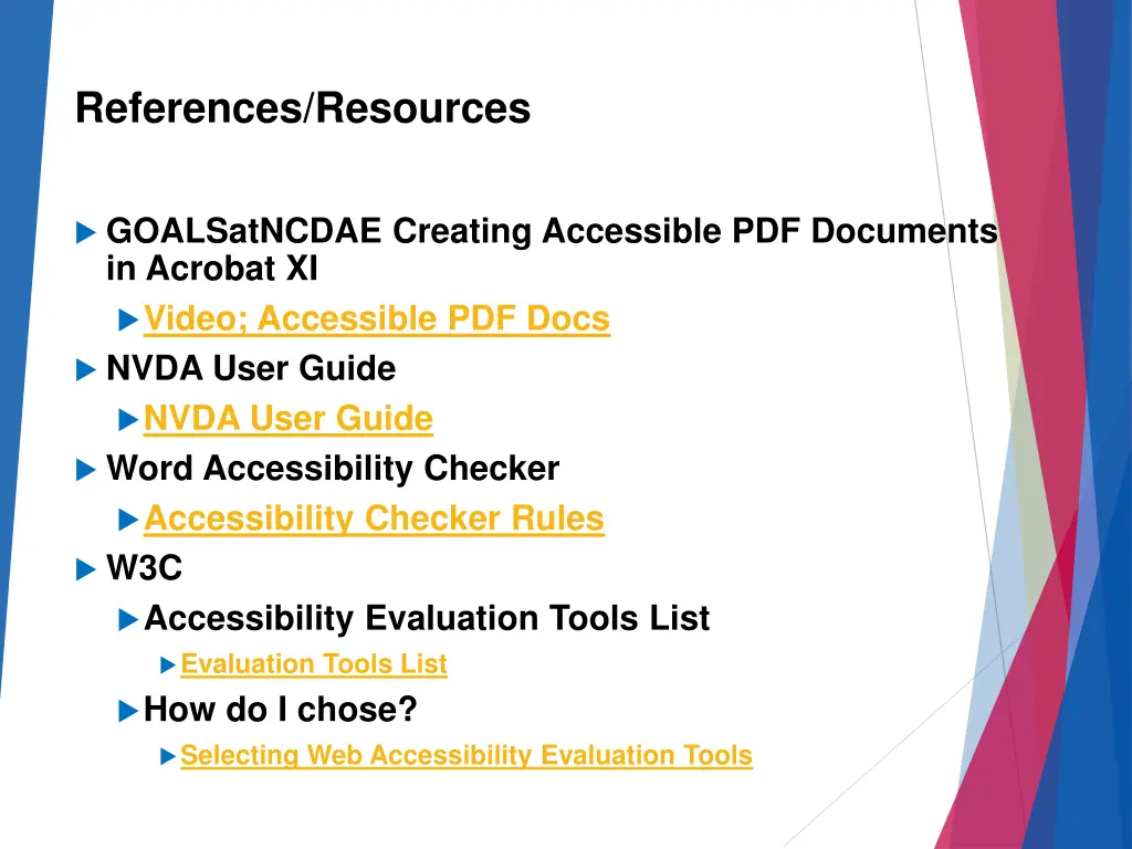 references resources