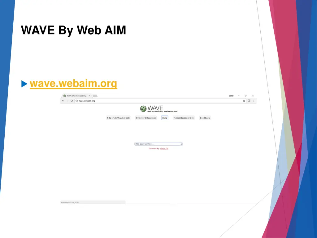 wave by web aim