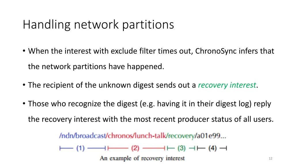 handling network partitions