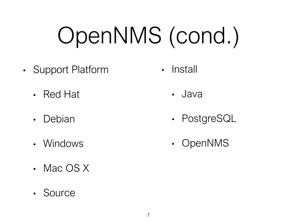 opennms cond