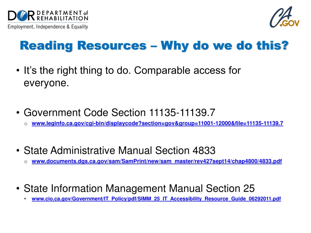 reading resources why do we do this