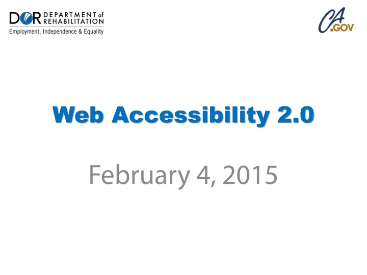web accessibility 2 0
