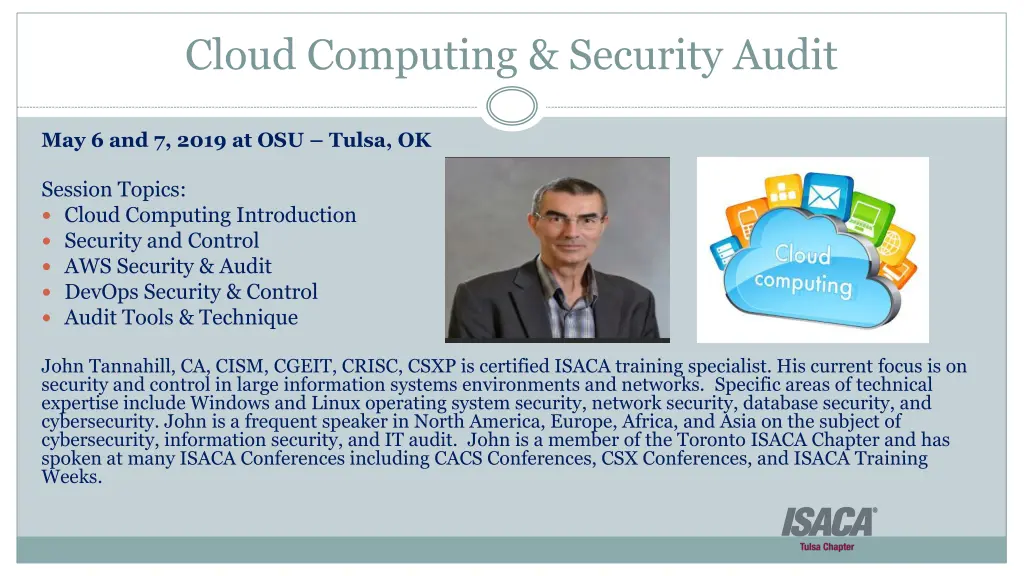 cloud computing security audit