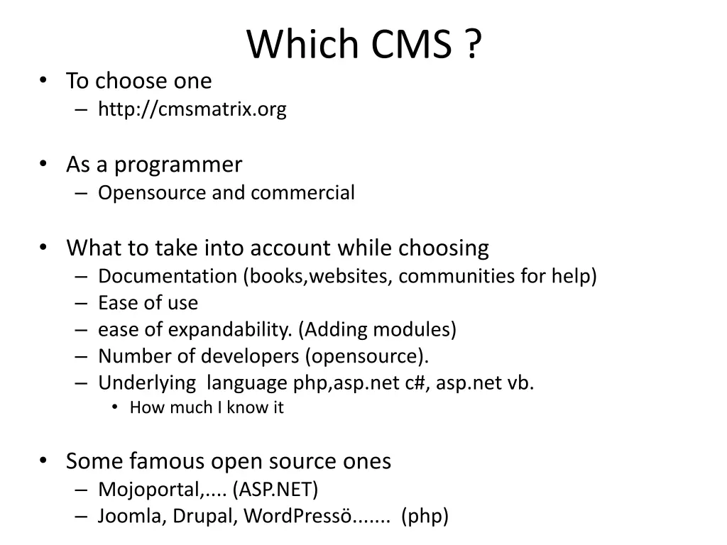 which cms