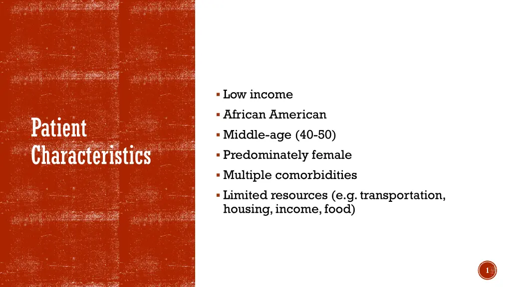 low income african american middle