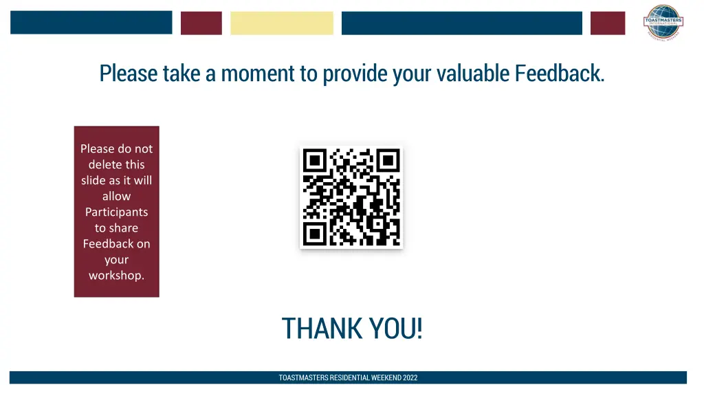 please take a moment to provide your valuable