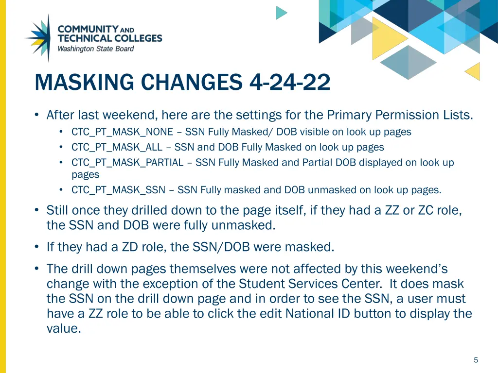 masking changes 4 24 22