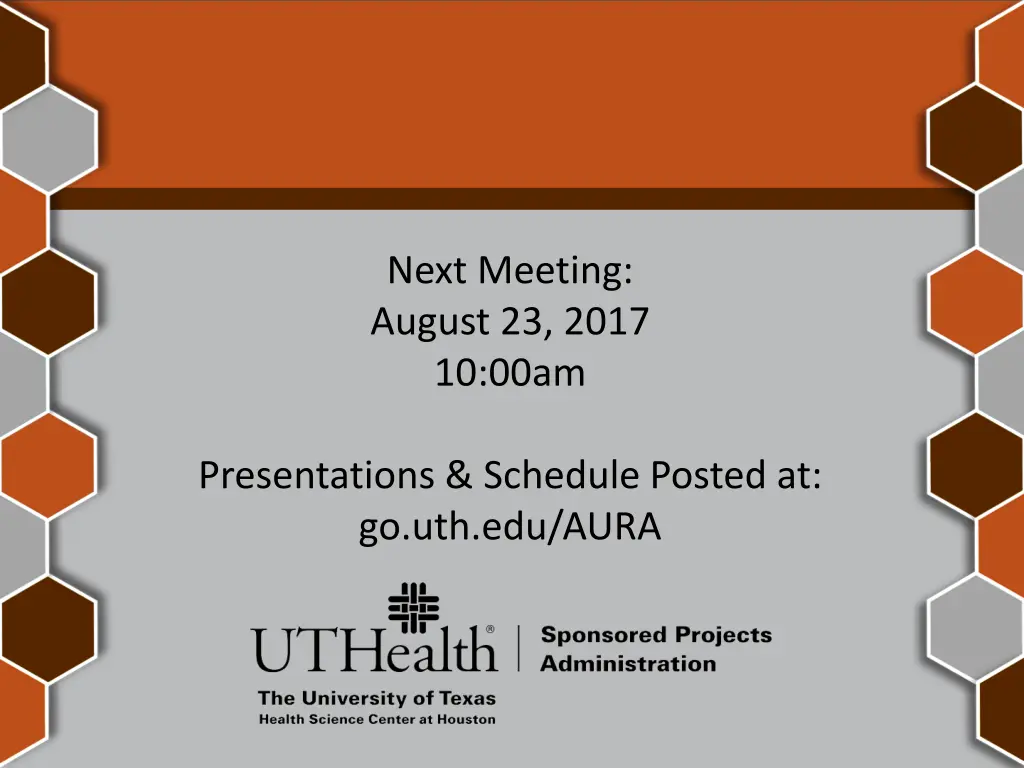 next meeting august 23 2017 10 00am