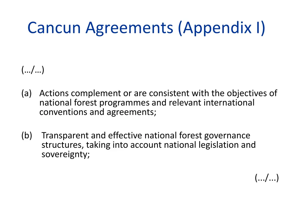 cancun agreements appendix i