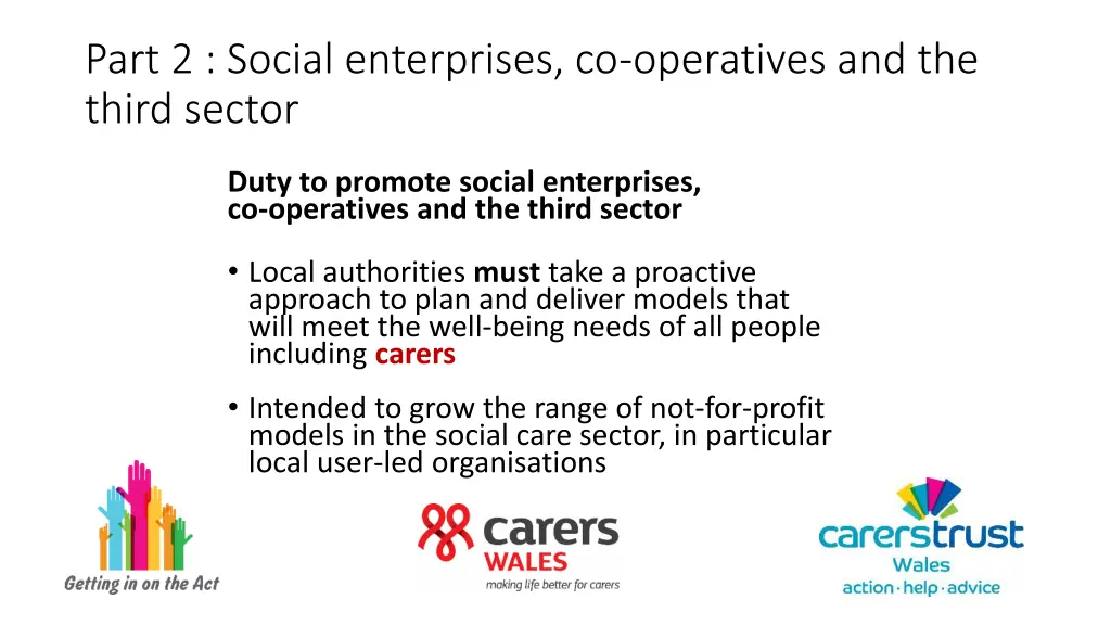 part 2 social enterprises co operatives